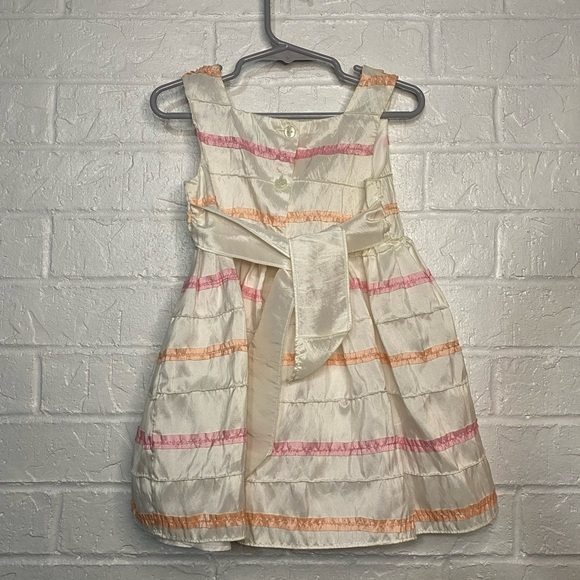 YoungLand Toddler Rosette Detail Party Dress - Picture 7 of 9